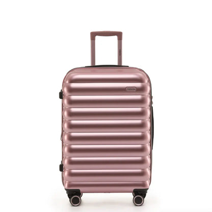 Tosca Como 67 cm 4-Wheel Check-in Suitcase - Rose Gold