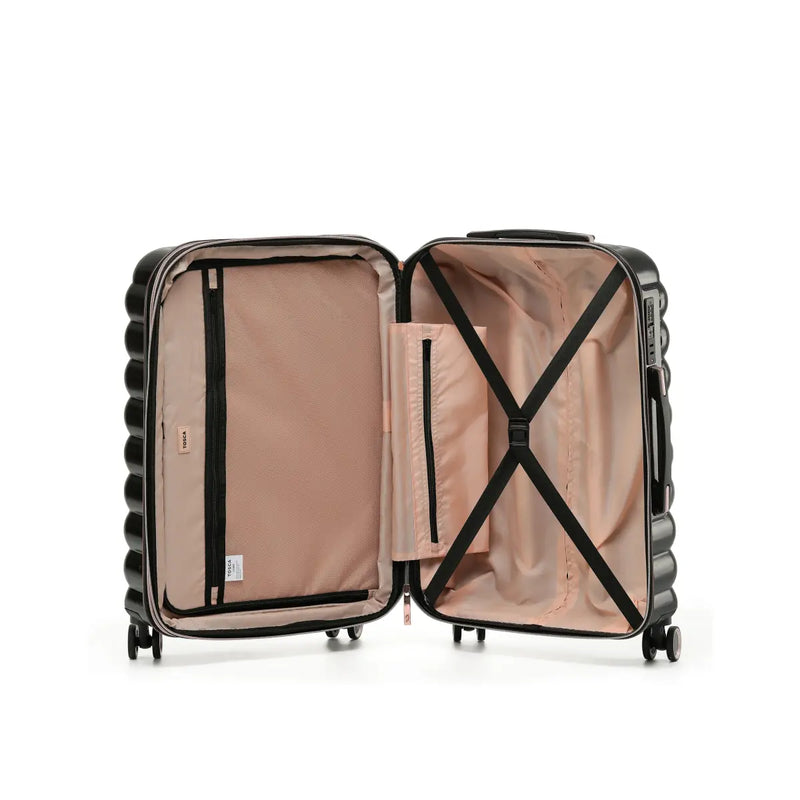 Tosca Como 77 cm 4-Wheel Suitcase -Black