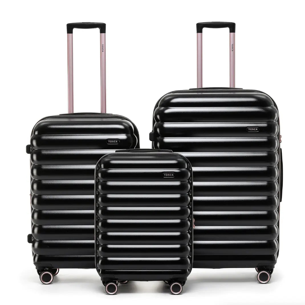 Tosca Como Set 3 Cases - Black