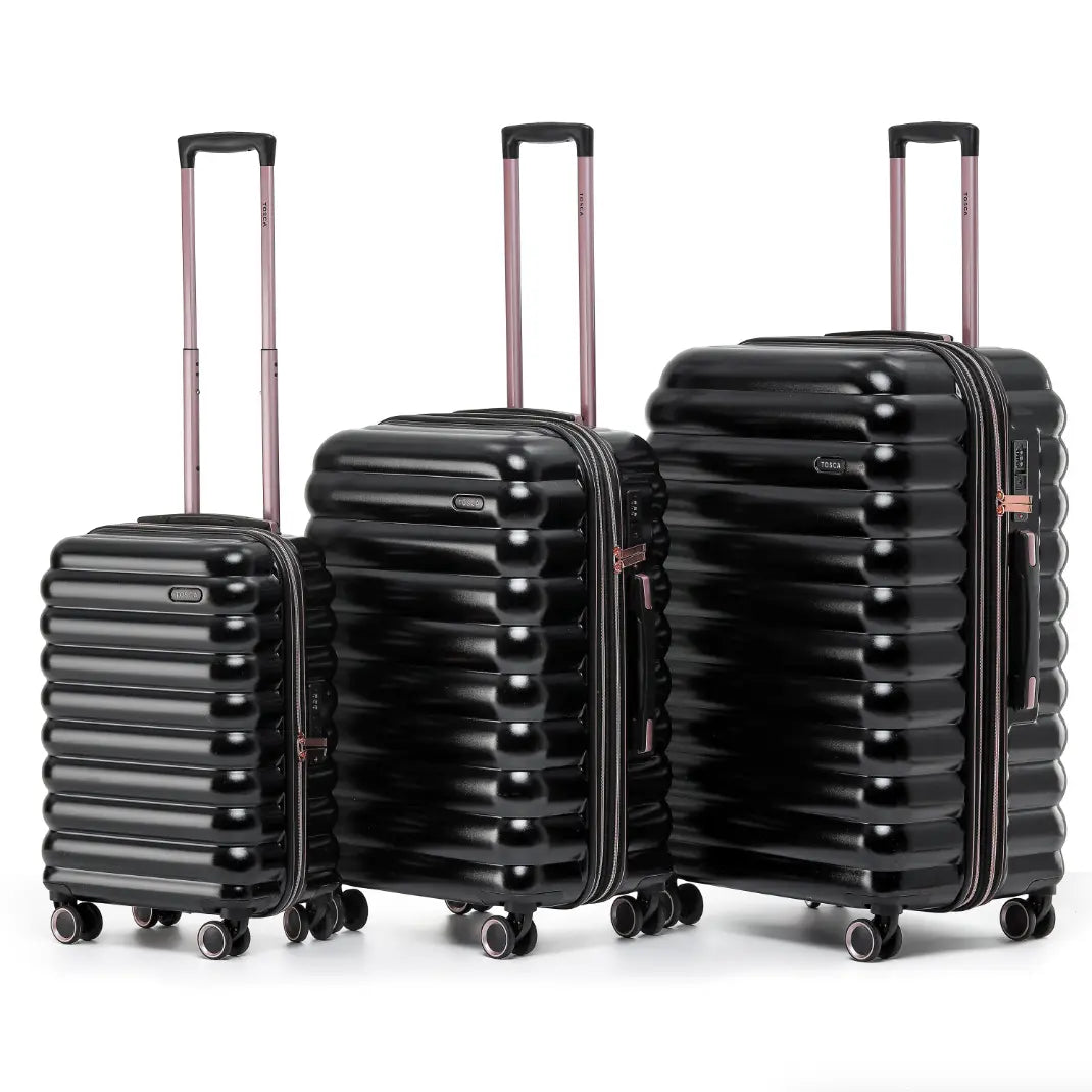 Tosca Como Set 3 Cases - Black