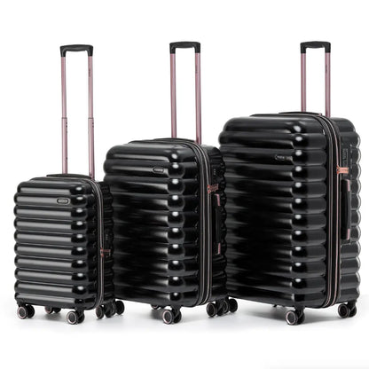 Tosca Como Set 3 Cases - Black