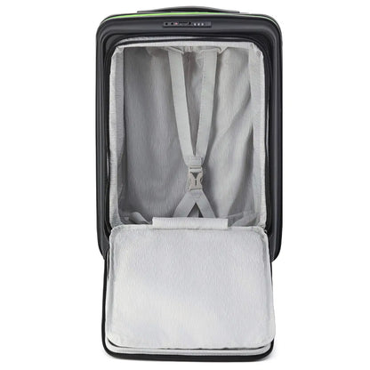 Tosca Cruiser 53 cm Front Opening 4-Wheel Carry-on Suitcase - Black / Lime