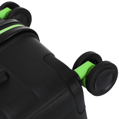 Tosca Cruiser 77 cm Front Opening 4-Wheel Expandable Suitcase - Black / Lime