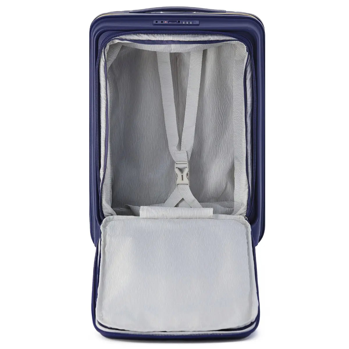 Tosca Cruiser Front Opening 4-Wheel Expandable Suitcase Set of 3 - Purple / Yellow (Small Medium and Large)