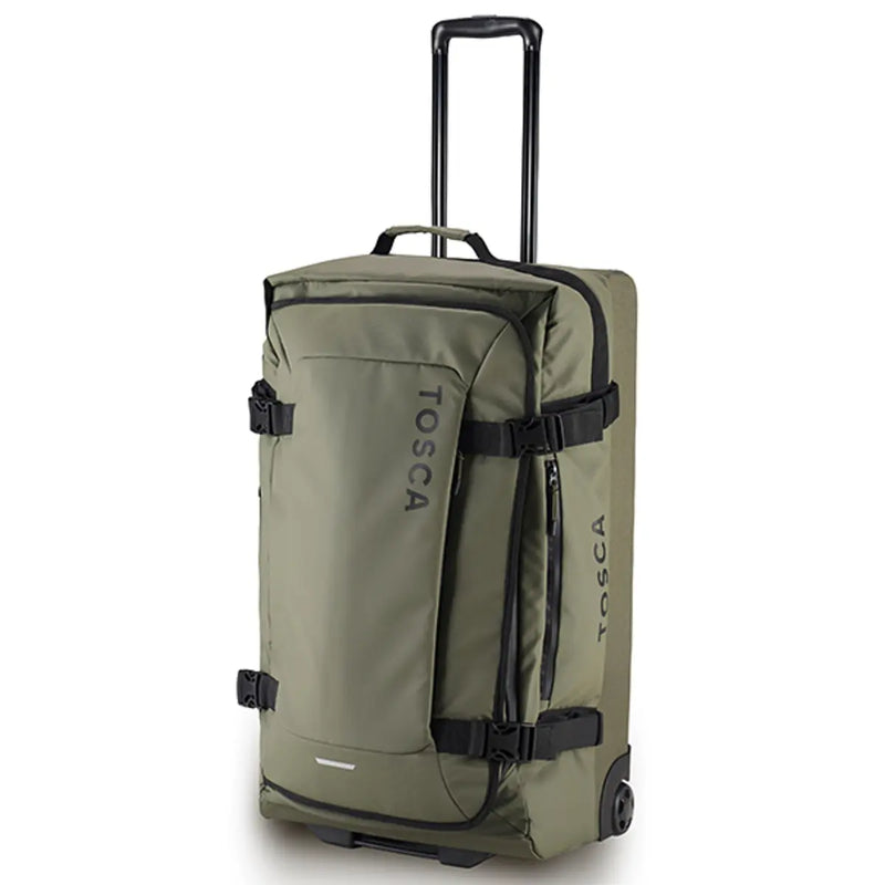 Push button, retractable handle