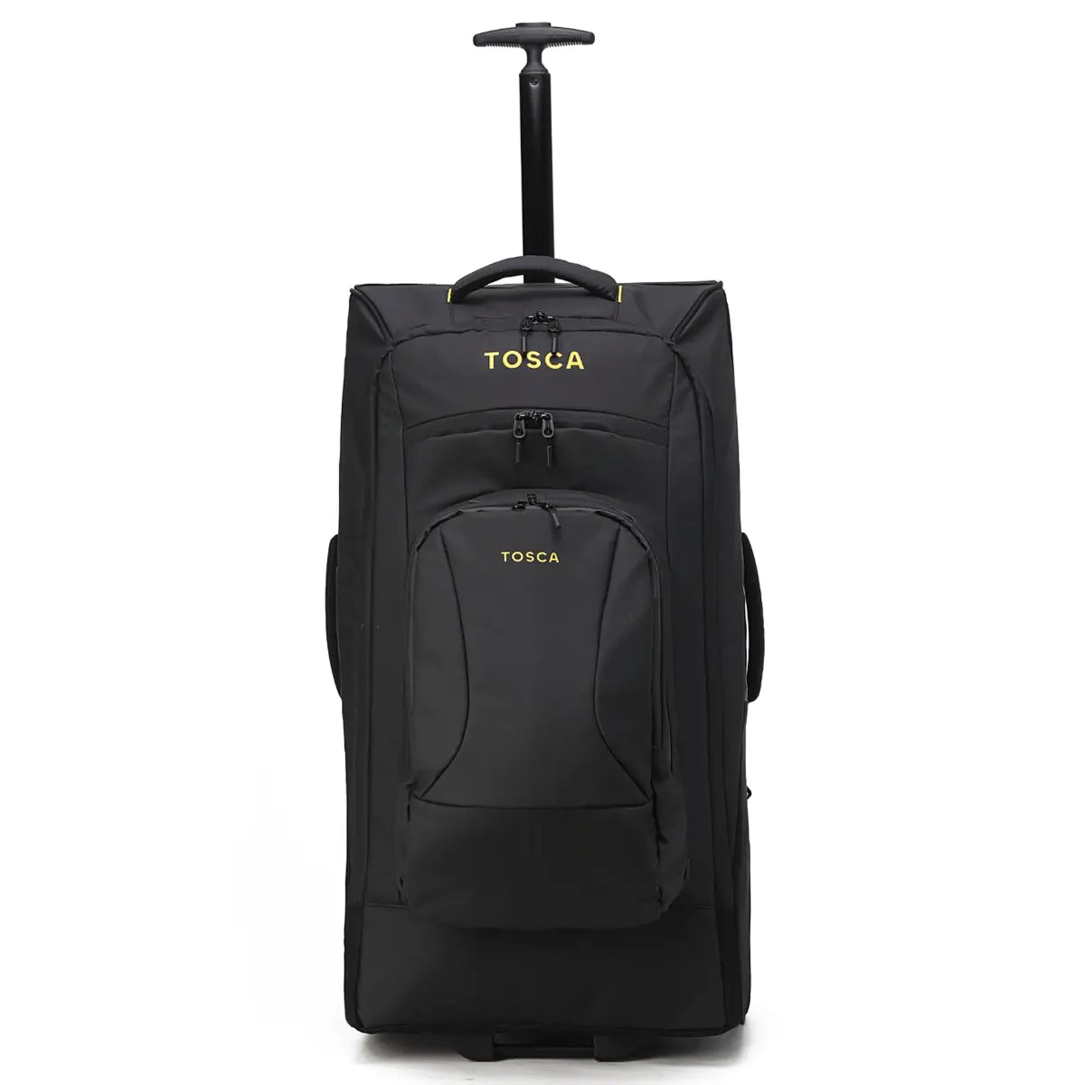 Tosca Delta 76 cm Wheeled Duffle with Removable Backpack - Black