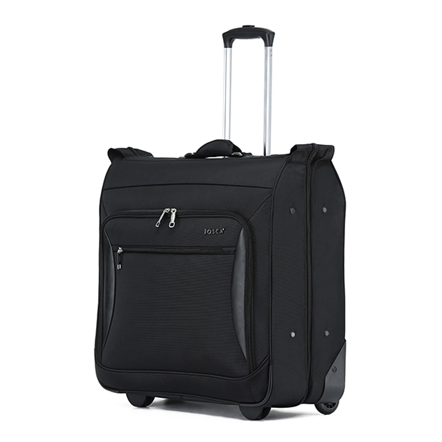 Tosca Deluxe Wheeled Garment Bag - Black