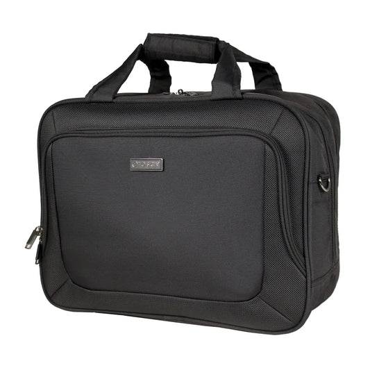 Tosca Gold Oakmont Laptop Tote Bag - Black