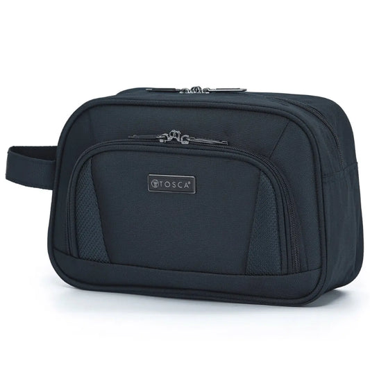 Tosca Gold Oakmont Wetpack Toiletry Bag - Navy