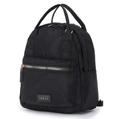 Tosca Harlow Mini Utility Bag - Black Stitch