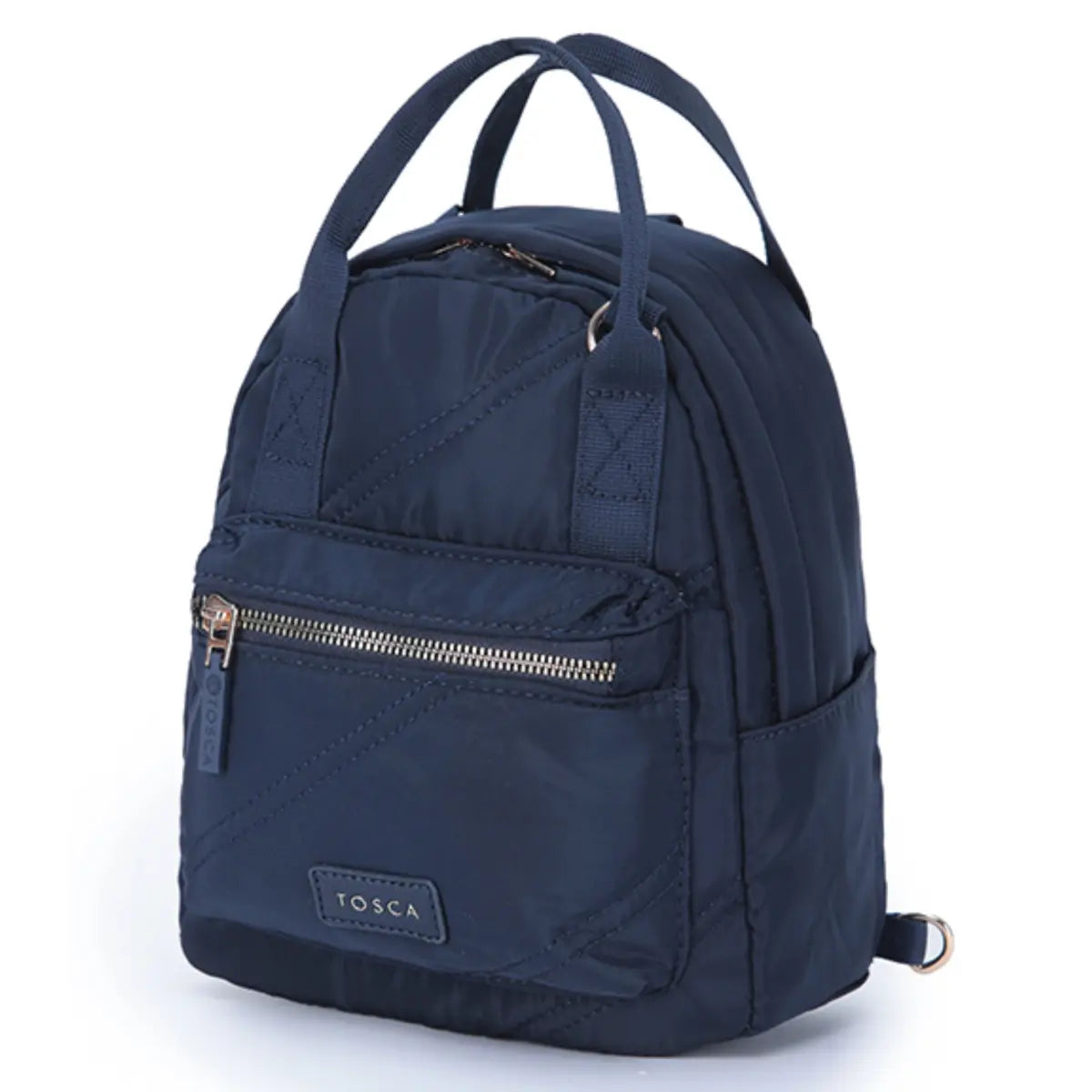 Tosca Harlow Mini Utility Bag - Navy Stitch