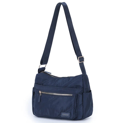 Tosca Harlow Shoulder Bag - Navy Stitch