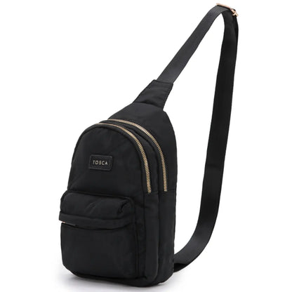Tosca Harlow Slinger Bag - Black Stitch