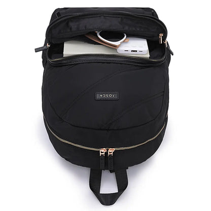 Zippered front pockets