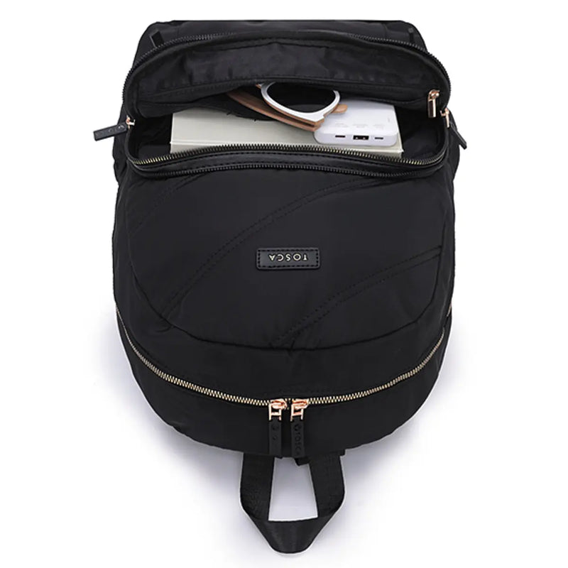 Zippered front pockets