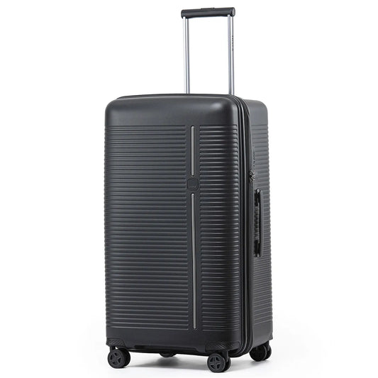 Tosca Imperial 78 cm Hardside Large Trunk Suitcase - Black / Grey
