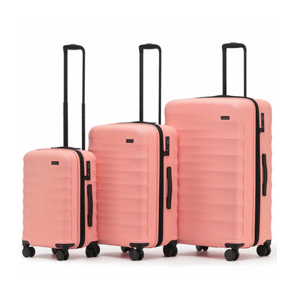 Tosca Interstellar 2.0 - 4-Wheel Expandable Luggage Set of 3 - Peach (Small, Medium and Large)