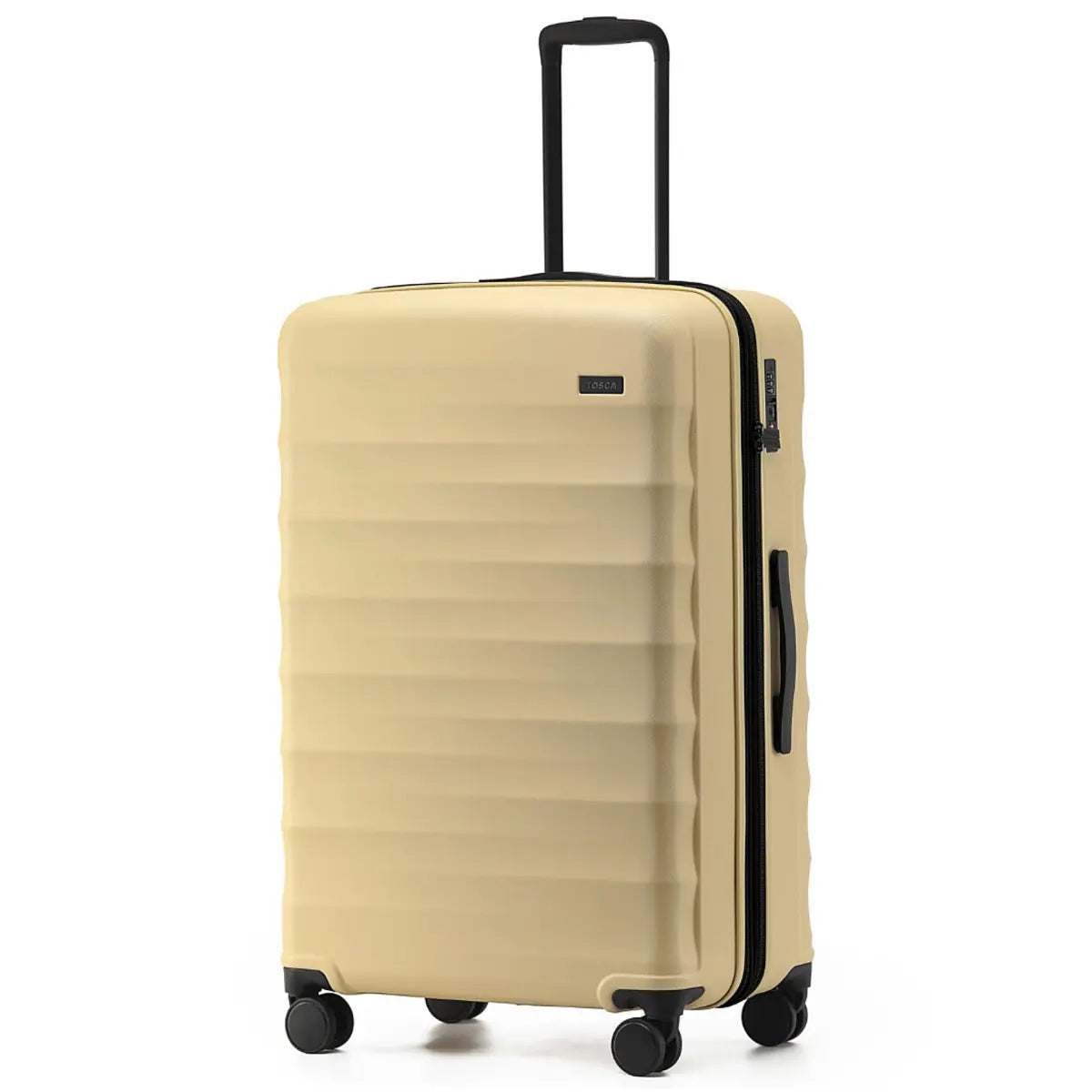 Tosca Interstellar 2.0 - 4-Wheel Expandable Suitcase Set of 3 (Small Medium and Large) - Yellow