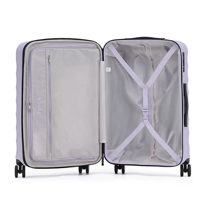 Fully lined with cargo straps and pockets