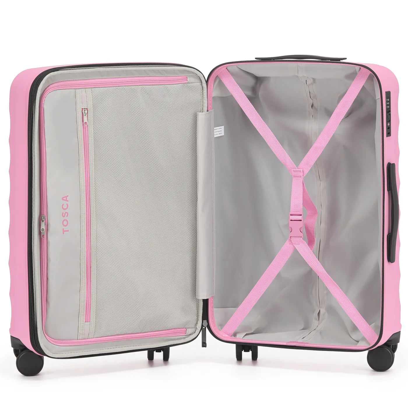 Tosca Interstellar 2.0 - 67 cm Expandable 4-Wheel Suitcase - Fuchsia
