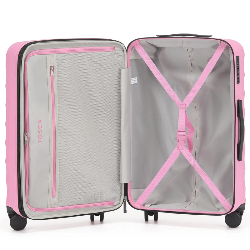 Tosca Interstellar 2.0 - 67 cm Expandable 4-Wheel Suitcase - Fuchsia