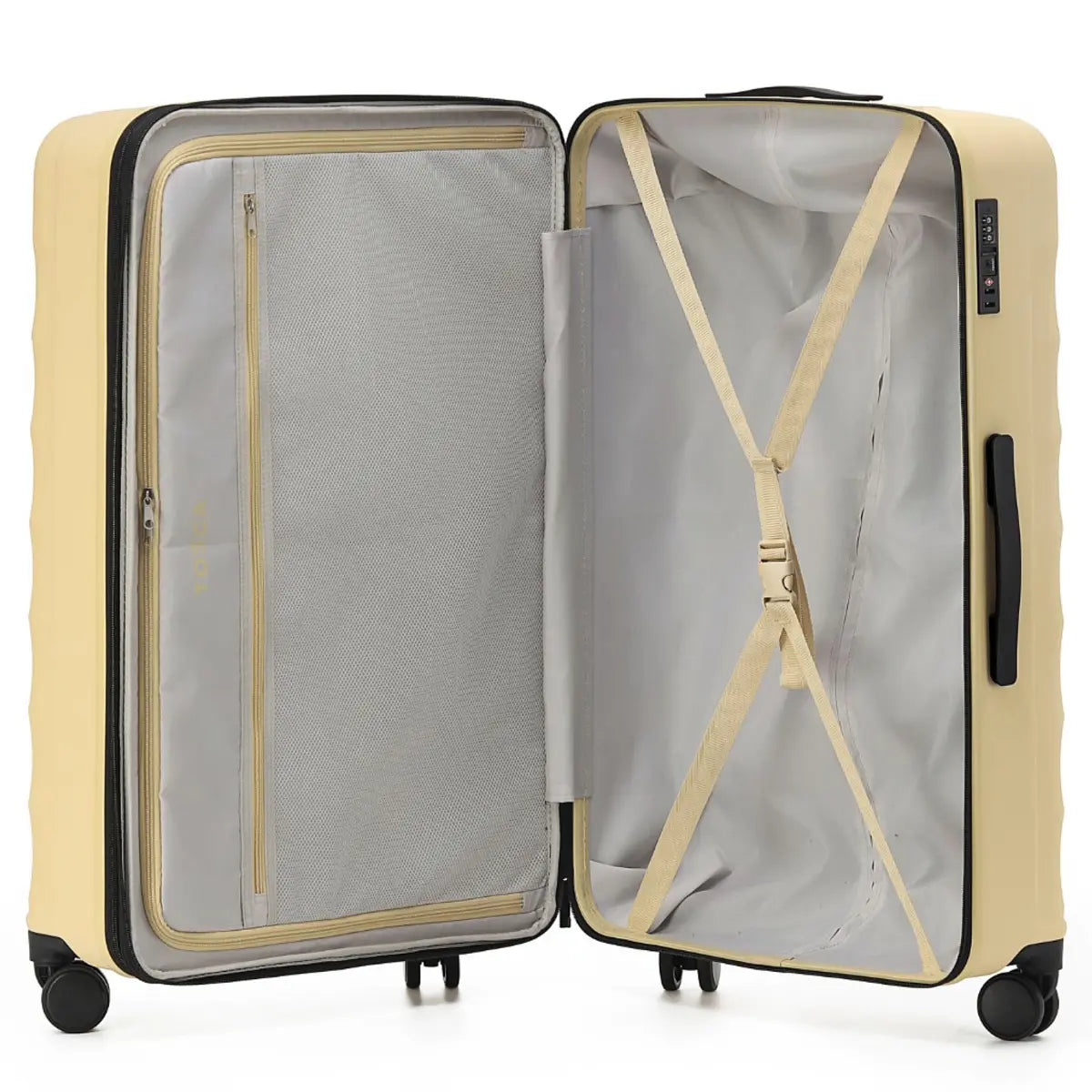 Tosca Interstellar 2.0 - 79 cm Expandable 4-Wheel Suitcase - Yellow