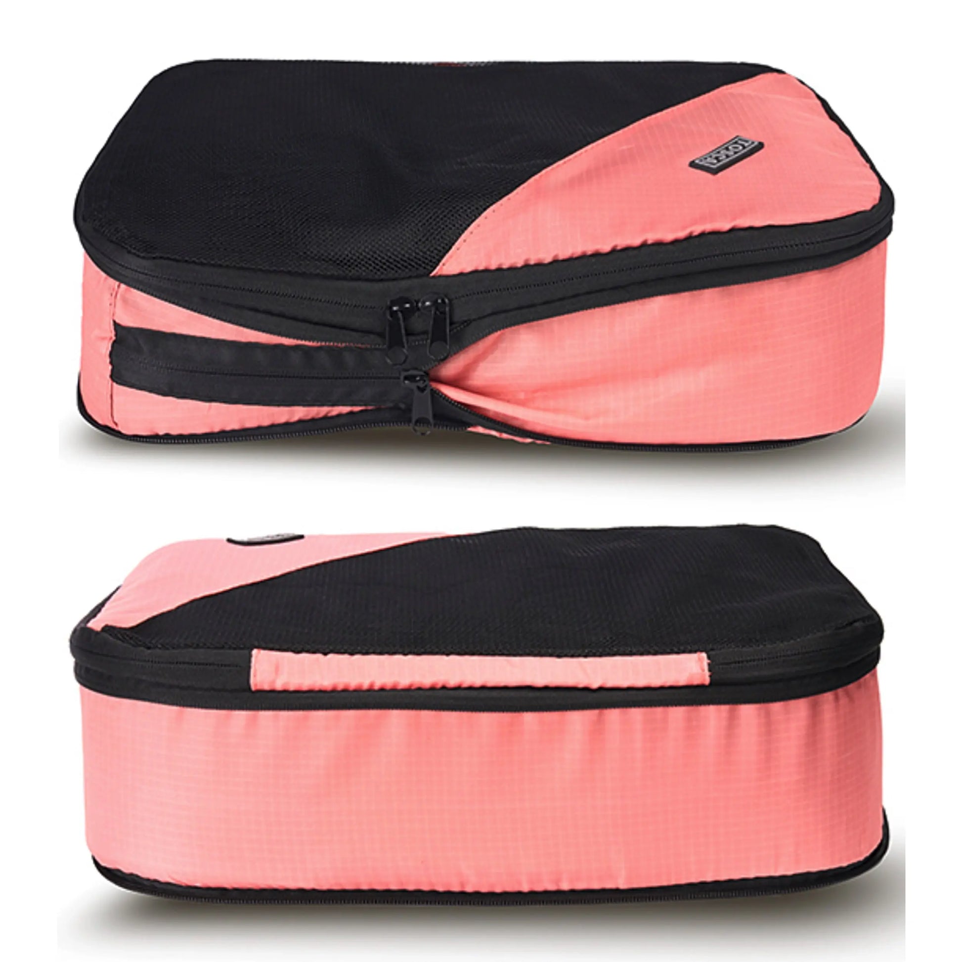 Tosca Large Compression Packing Cubes (2 Pack) - Coral