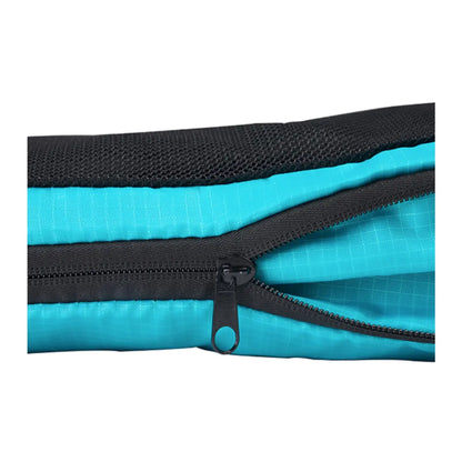 Second zipper compresses the contents of the cube