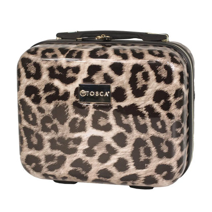 Tosca Leopard Onboard Beauty Case