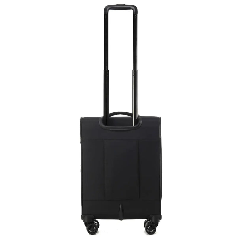 Tosca Luna-Lite 4-Wheel Expandable Suitcase Set of 3 (Small Medium and Large) - Black / Grey