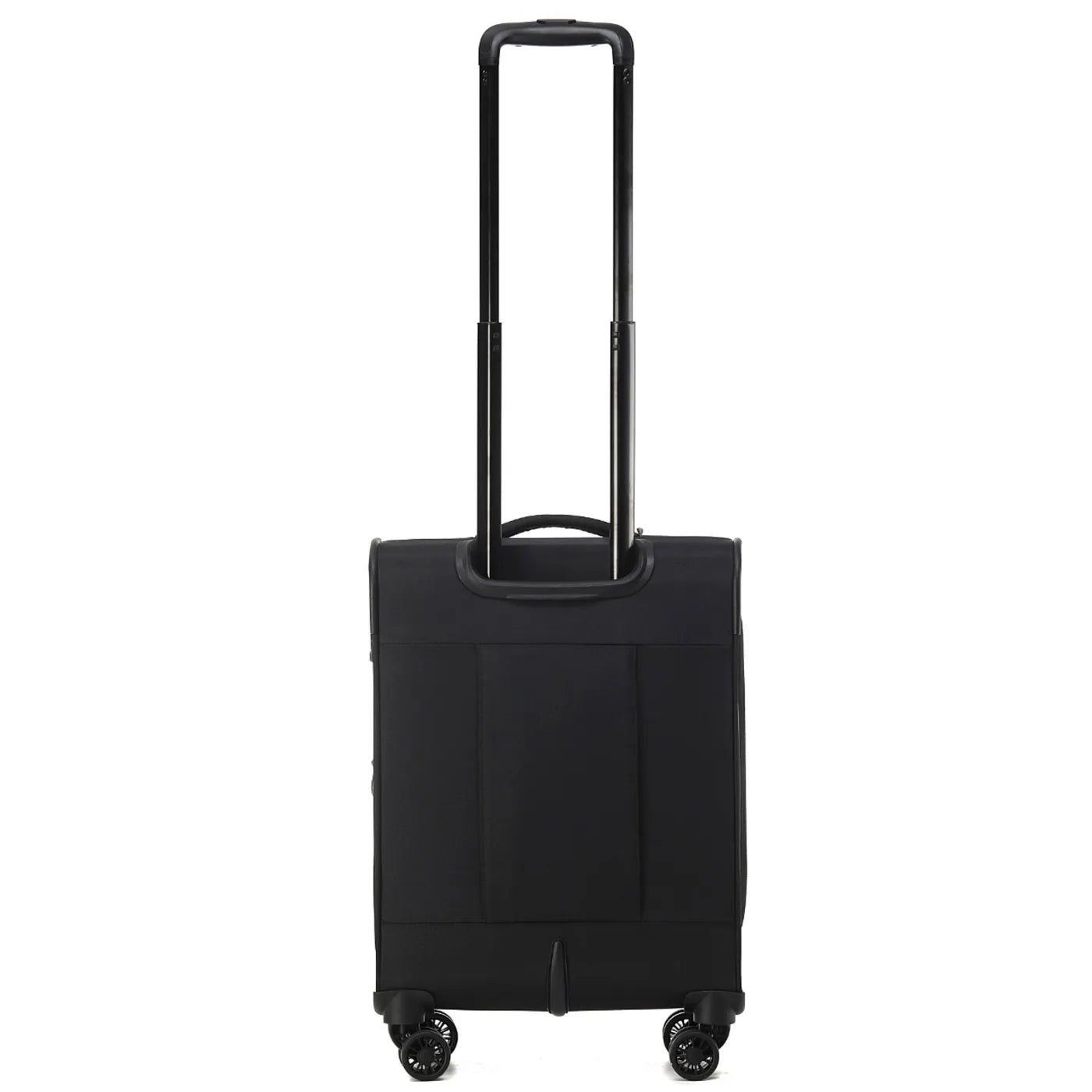 Tosca Luna-Lite 52 cm Front Opening 4-Wheel Expandable Carry-on Suitcase - Black / Grey