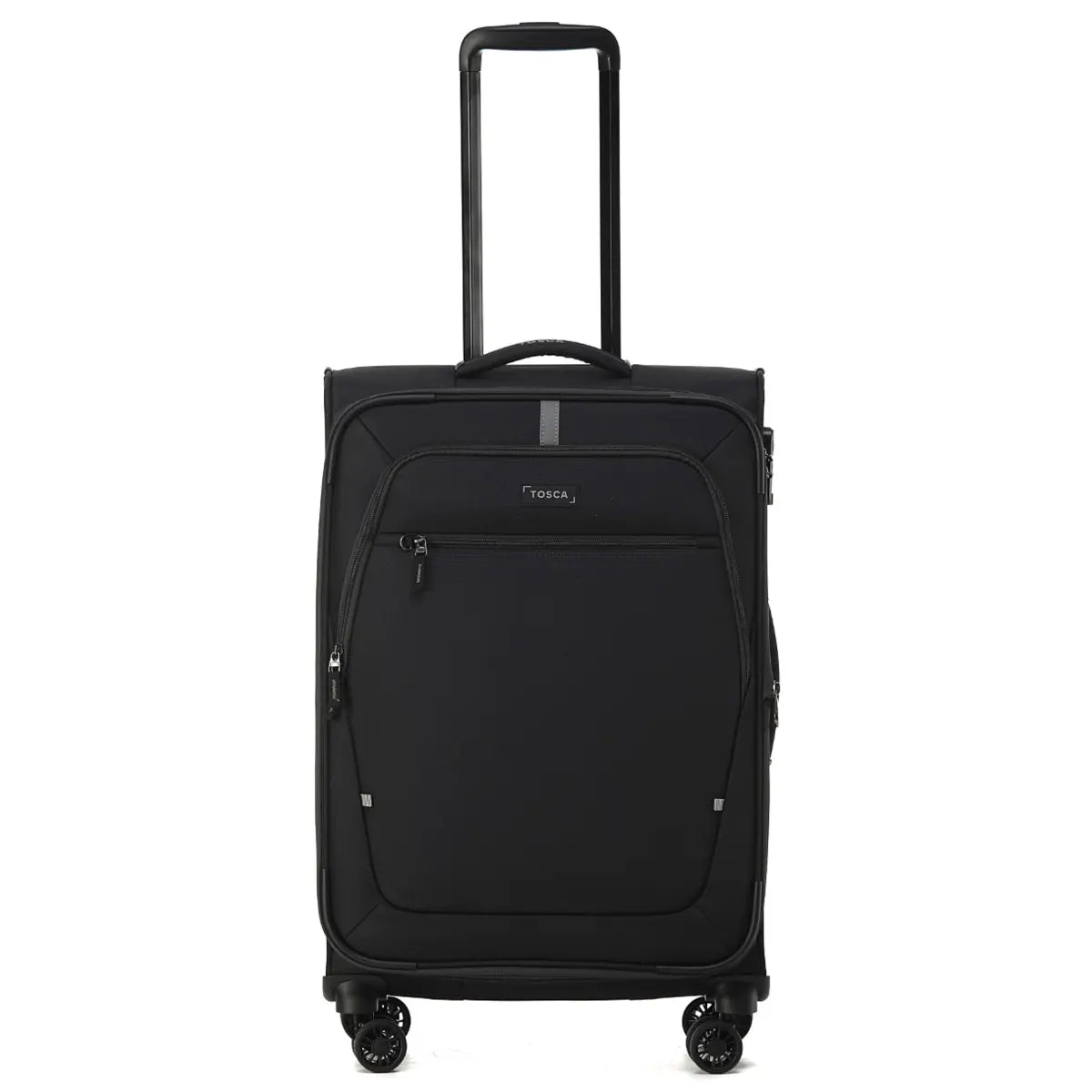 Tosca Luna-Lite 65 cm 4-Wheel Expandable Suitcase - Black / Grey
