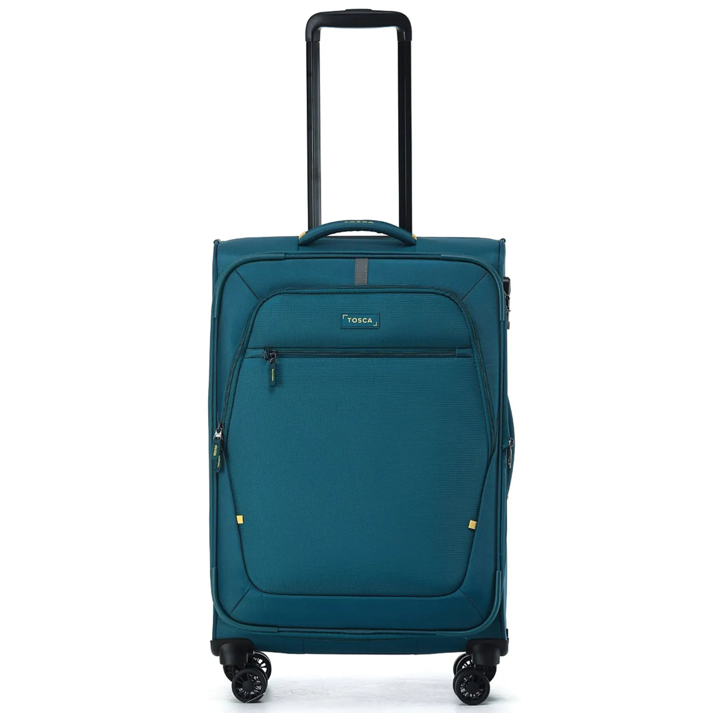 Tosca Luna-Lite 65 cm 4-Wheel Expandable Suitcase - Teal / Lime