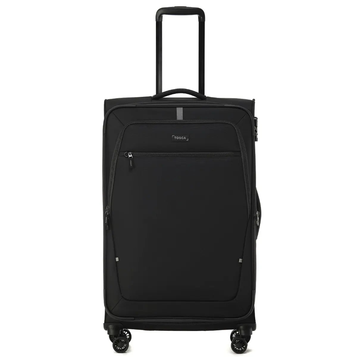 Tosca Luna-Lite 77 cm 4-Wheel Expandable Suitcase - Black / Grey