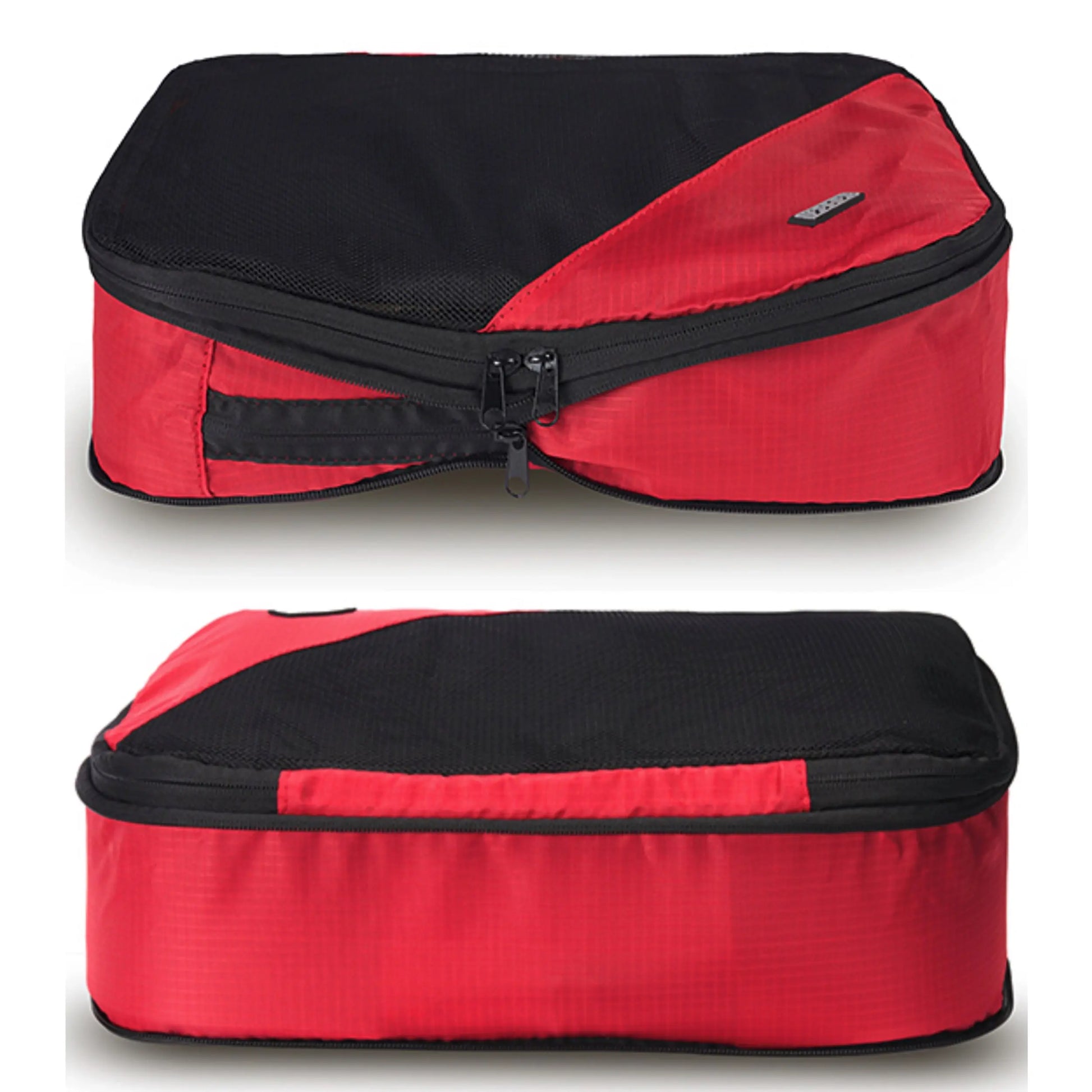 Tosca Medium Compression Packing Cubes (2 Pack) - Red