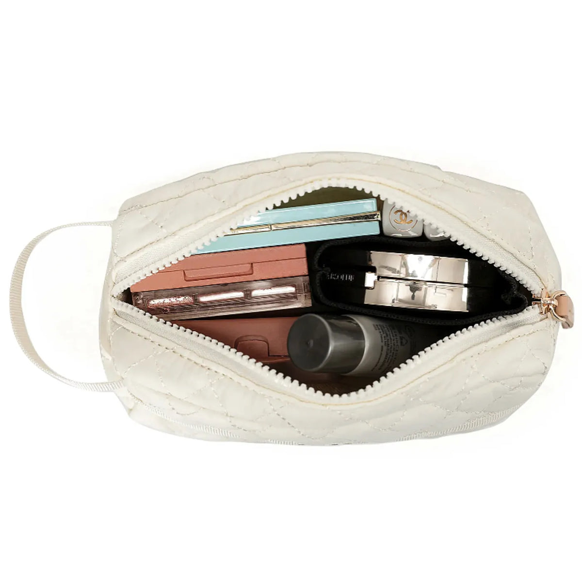 Tosca Metro Duffle Bag with matching Vanity Case - Quilted Mushroom