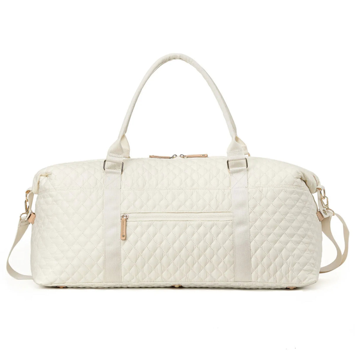 Tosca Metro Duffle Bag with matching Vanity Case - Quilted Mushroom
