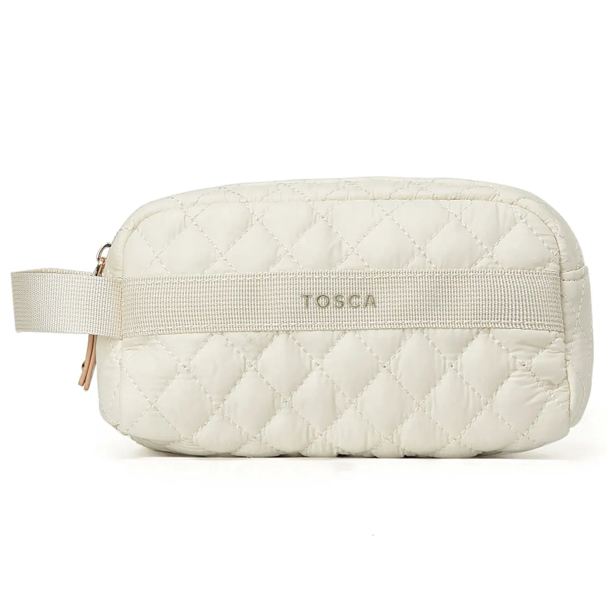 Tosca Metro Duffle Bag with matching Vanity Case - Quilted Mushroom