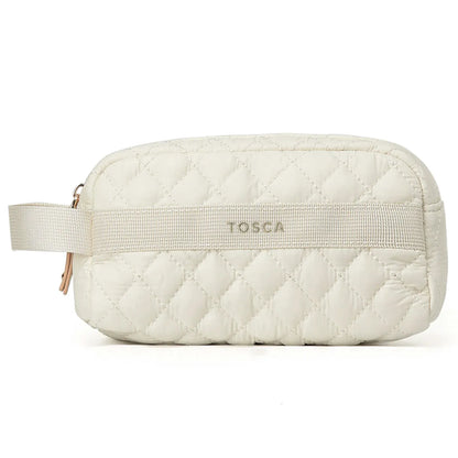 Tosca Metro Duffle Bag with matching Vanity Case - Quilted Mushroom