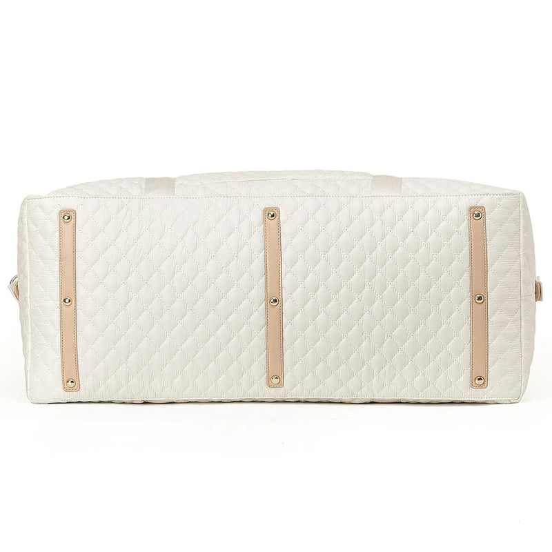 Tosca Metro Duffle Bag with matching Vanity Case - Quilted Mushroom