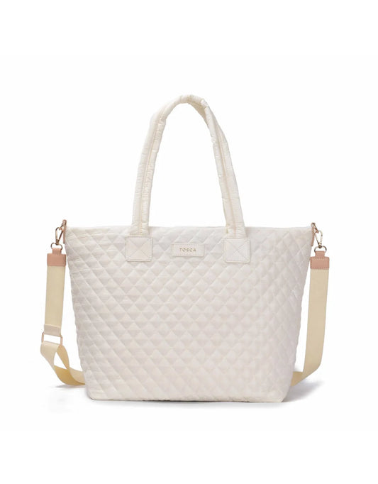 Tosca Metro Tote in Mushroom: front view