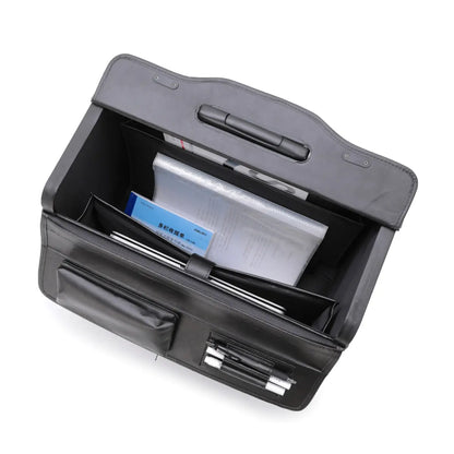 Internal compartment holds a 17" laptop