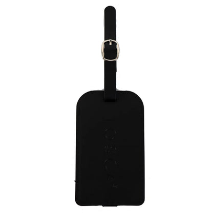 Tosca PU Luggage Tag - Black