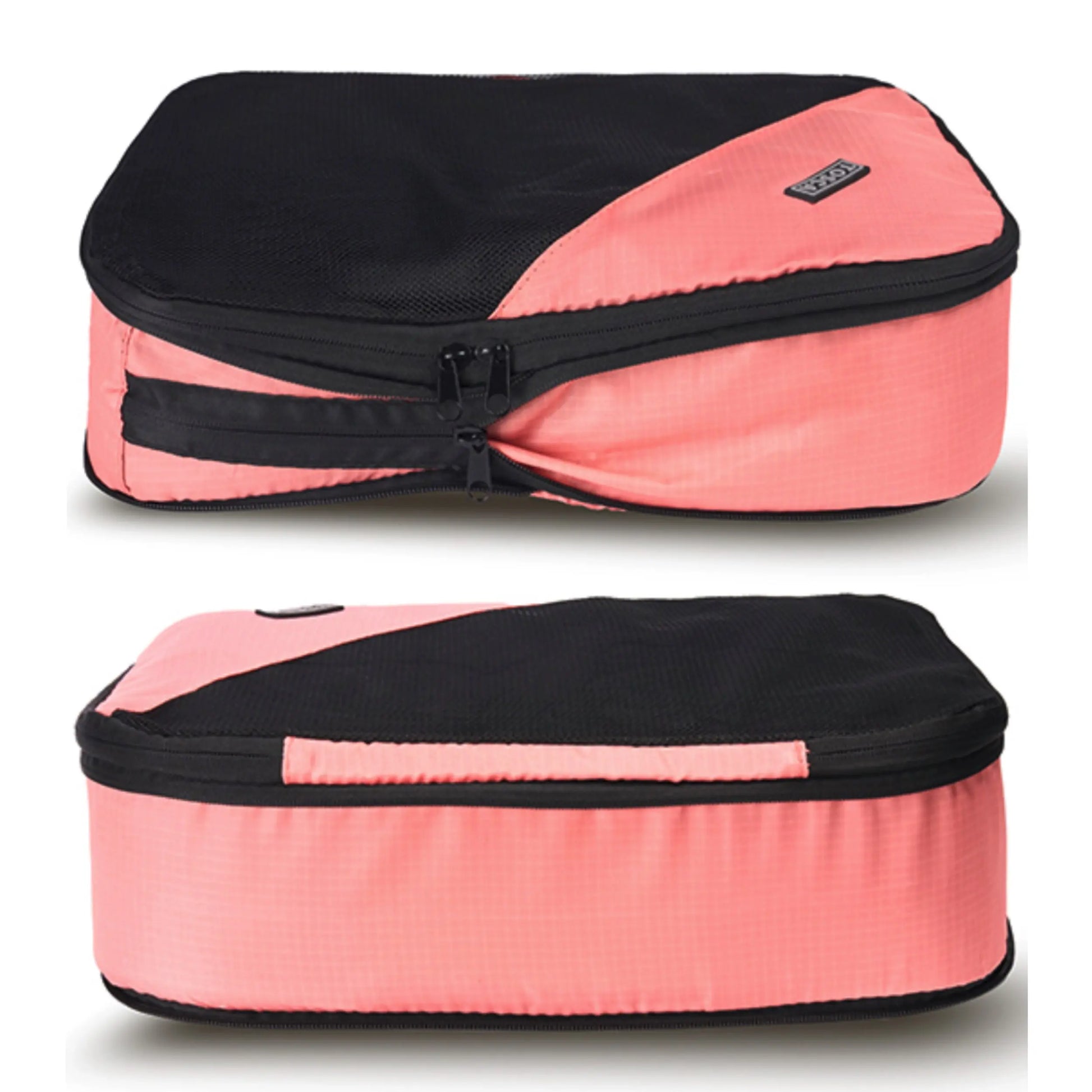 Tosca Small Compression Packing Cubes (2 Pack) - Coral