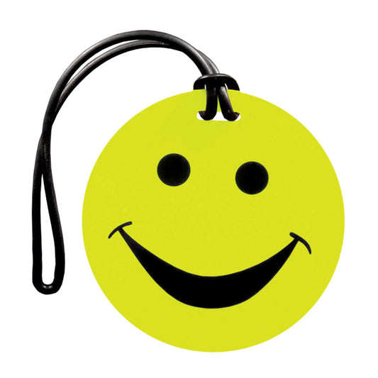  Tosca Smiley Luggage Tag - Yellow