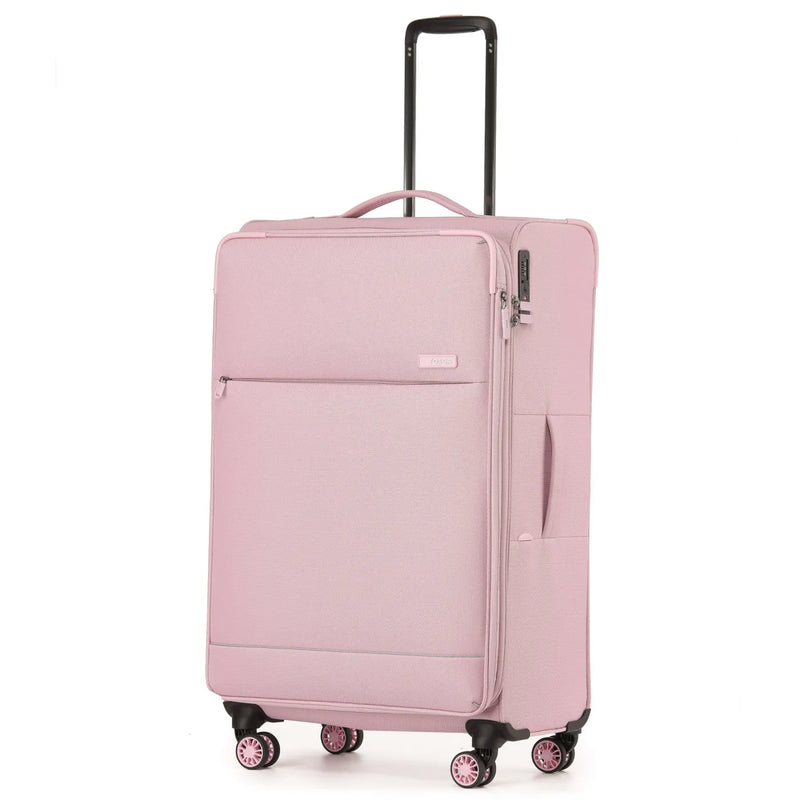 Tosca SO LITE 4-Wheel Expandable Suitcase Set of 3 - Blush (Carry-on Medium and Large)