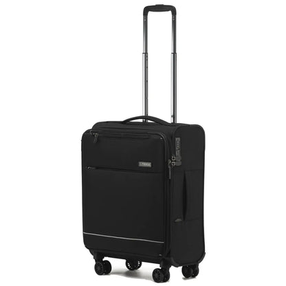Feather light styled soft trolly carry-on case