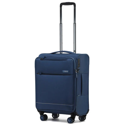 Feather light styled soft trolly carry-on case