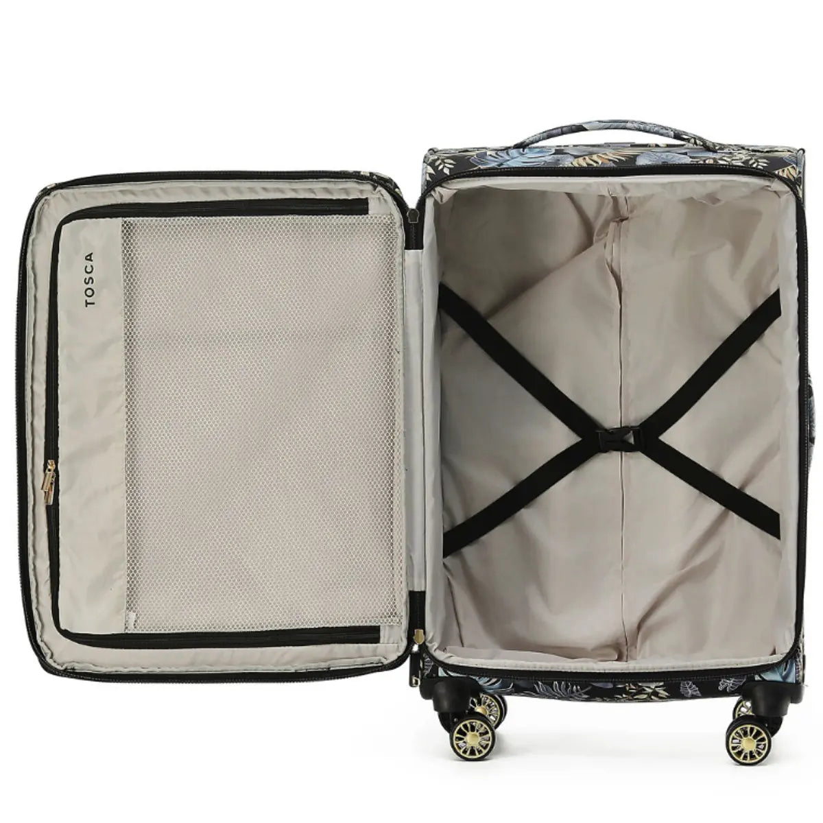 Tosca SO LITE 4-Wheel Suitcase Set of 3 - Golden Palm (Carry-on Medium and Large)