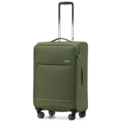 Tosca SO LITE 4-Wheel Suitcase Set of 3 - Khaki (Carry-on Medium and Large)